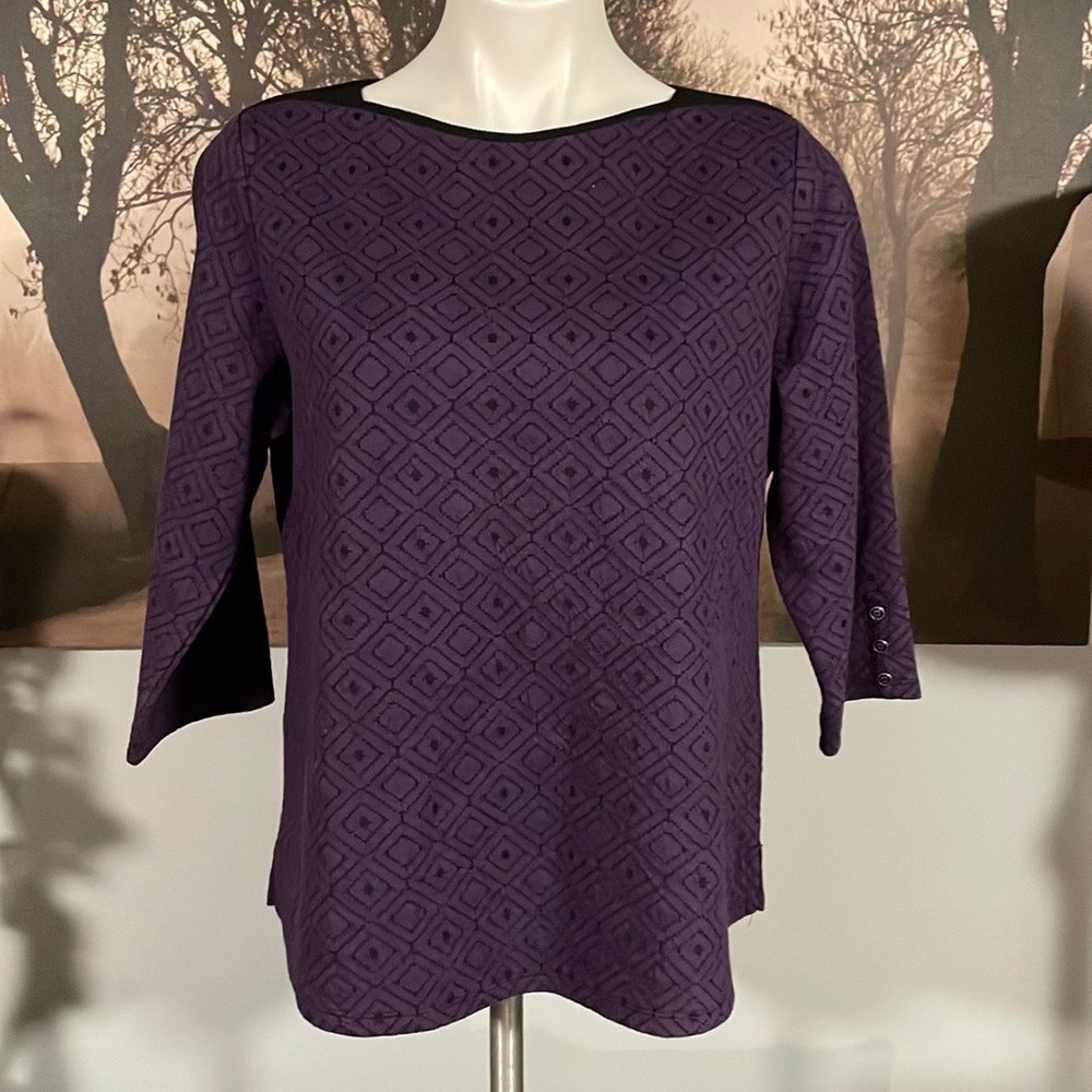 Croft & Barrow Purple Sweater - PM